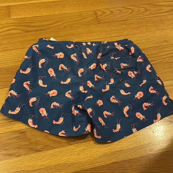 Sunuva kids swim trunks in cute shrimp pattern - Picture 6 of 6